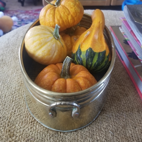 Vtg brass vase holder - Picture 11 of 12